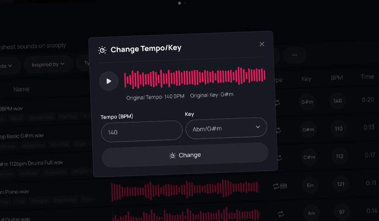 How to Easily Change Key and Tempo of Loops Online!