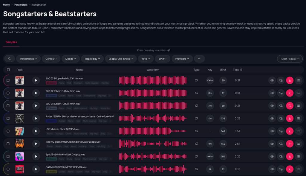 Pre-Made Song Starters: A Shortcut to Creativity