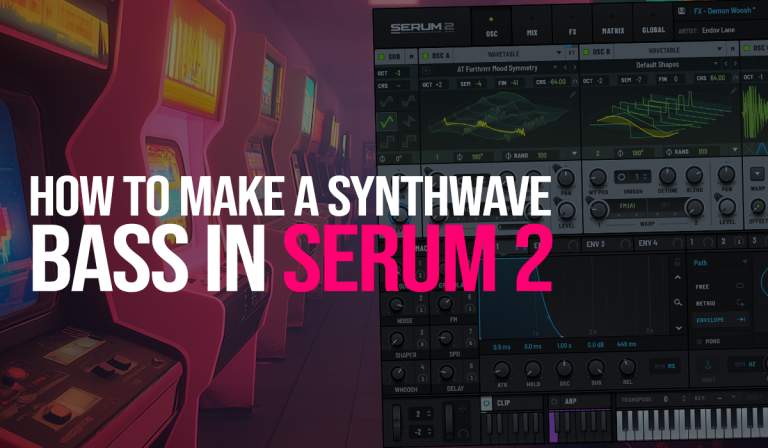 How to Make a Synthwave Bass in Serum 2 (Free Presets Inside)