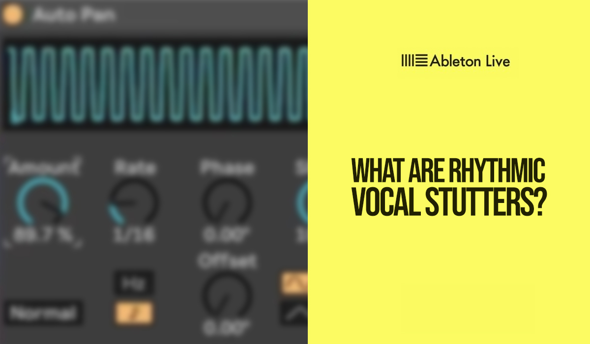 What Are Rhythmic Vocal Stutters?
