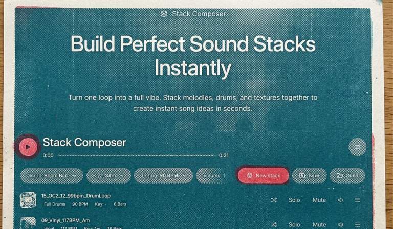What Is Stack Composer? Build Complete Song Ideas in Seconds